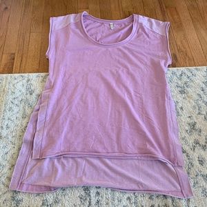 Lilac flowing t-shirt